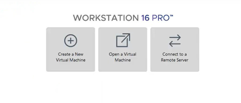workstation 16 pro - create a new virtual machine